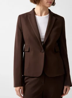 Fitted stretch blazer