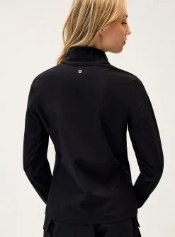 Fitted stretch windbreaker jacket