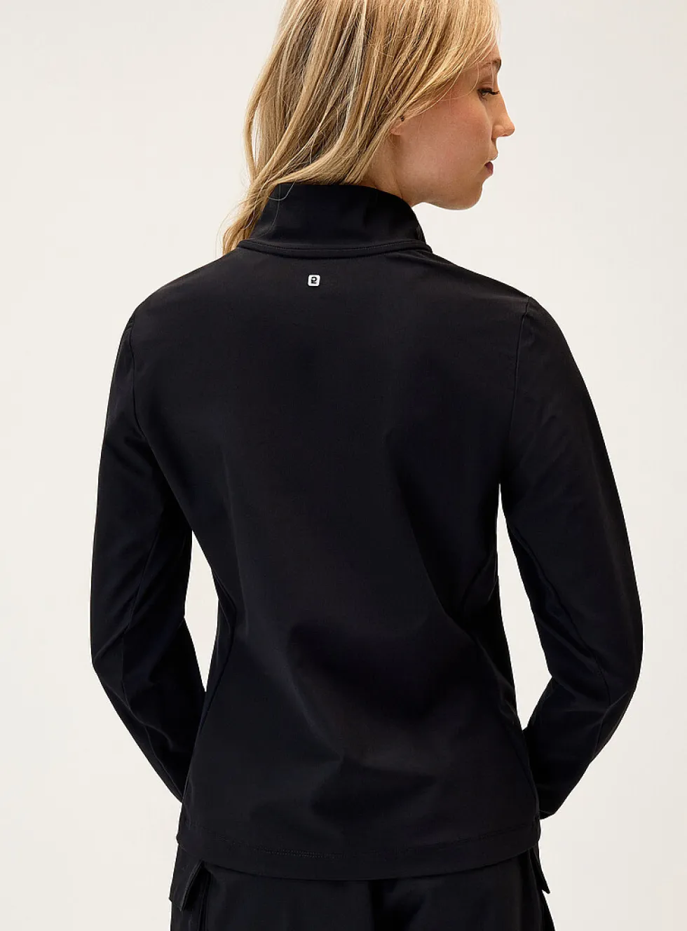 Fitted stretch windbreaker jacket