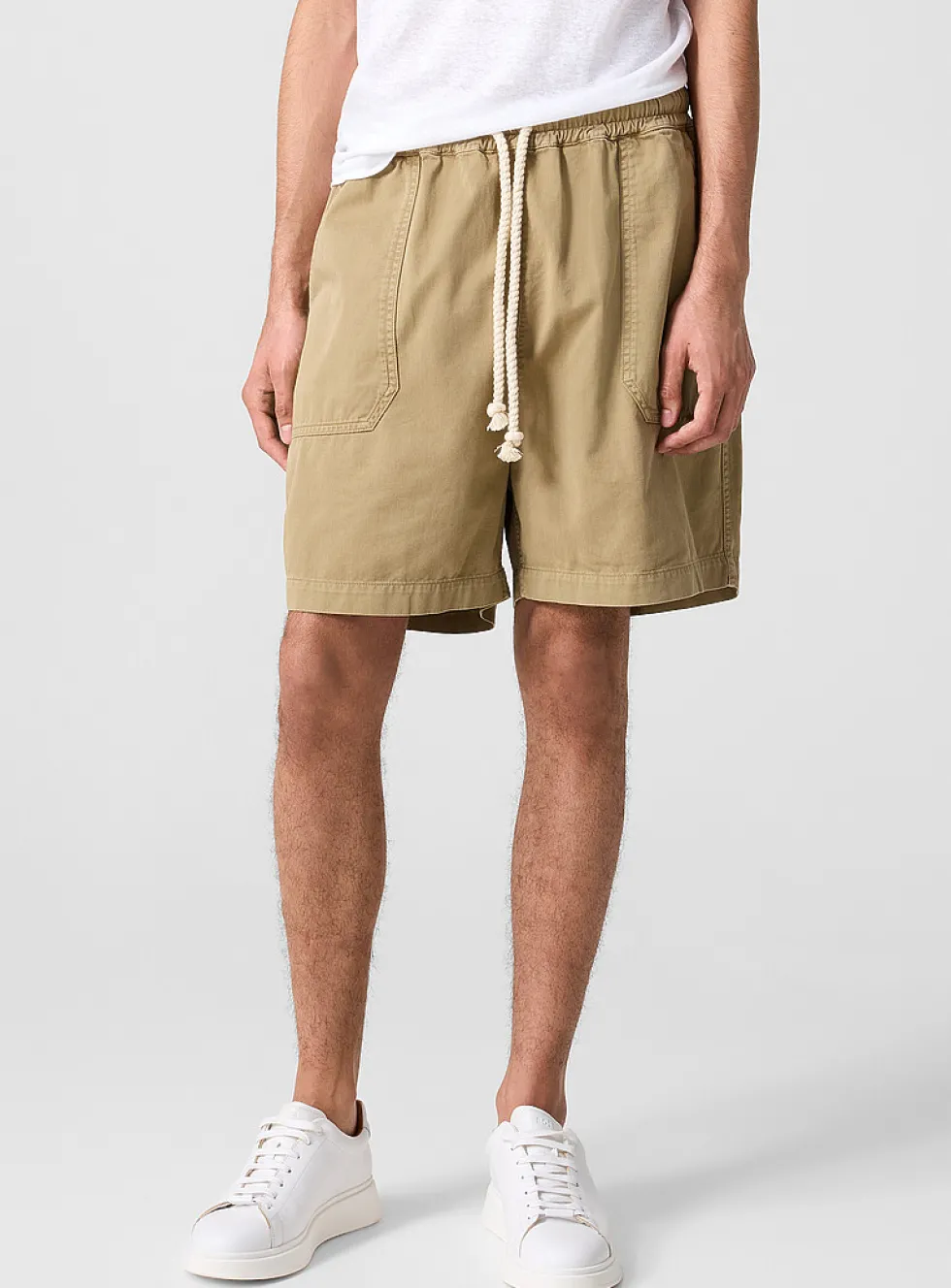 Fitz drawstring-waist shorts