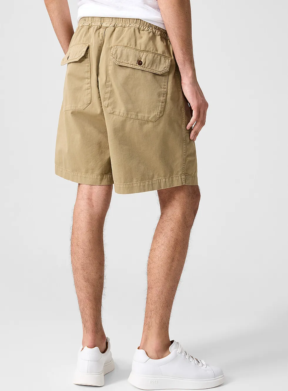 Fitz drawstring-waist shorts