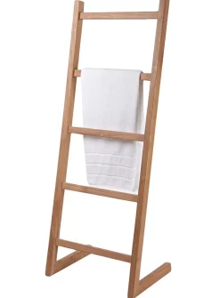 Five-rung teak wood ladder