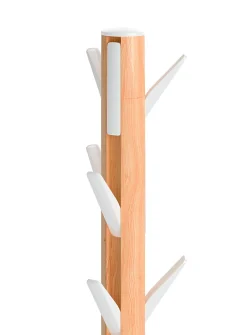 Flapper folding hook coat rack