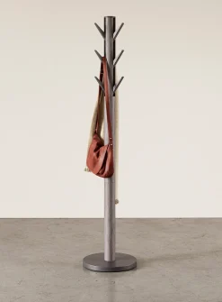 Flapper folding hook coat rack