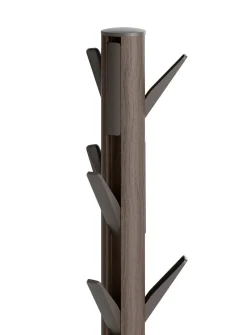 Flapper folding hook coat rack