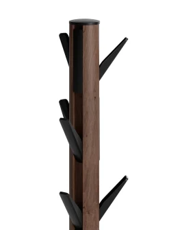 Flapper folding hook coat rack