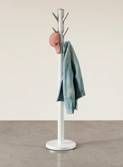 Flapper folding hook coat rack