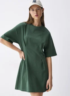 Flared T-shirt dress