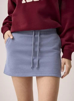 Fleece miniskirt