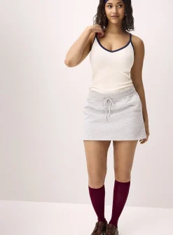 Fleece miniskirt