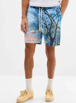 Fleece-lined impressionist Bermudas