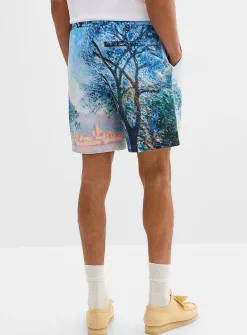 Fleece-lined impressionist Bermudas