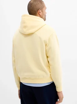 Fleece-lined raglan hoodie