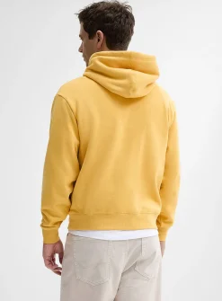 Fleece-lined raglan hoodie