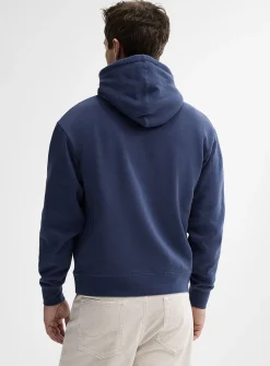 Fleece-lined raglan hoodie
