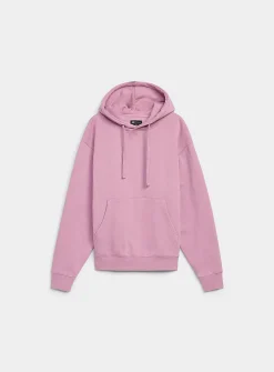 Fleece-lined raglan hoodie