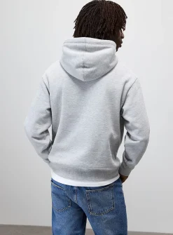 Fleece-lined raglan hoodie