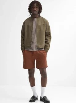 Fleece-lined short