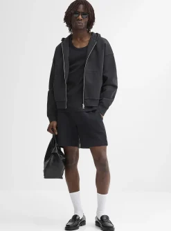 Fleece-lined short