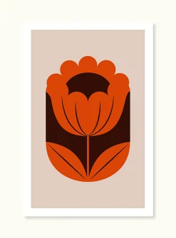 Fleur d'automne art print