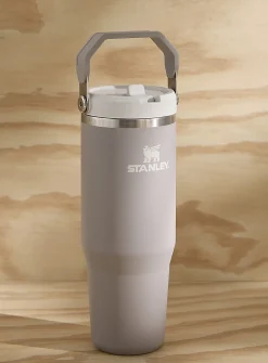 Flip Straw 30 oz insulated handle tumbler