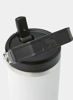 Flip Straw 30 oz insulated handle tumbler