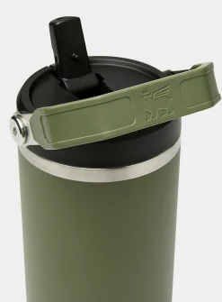Flip Straw 30 oz insulated handle tumbler