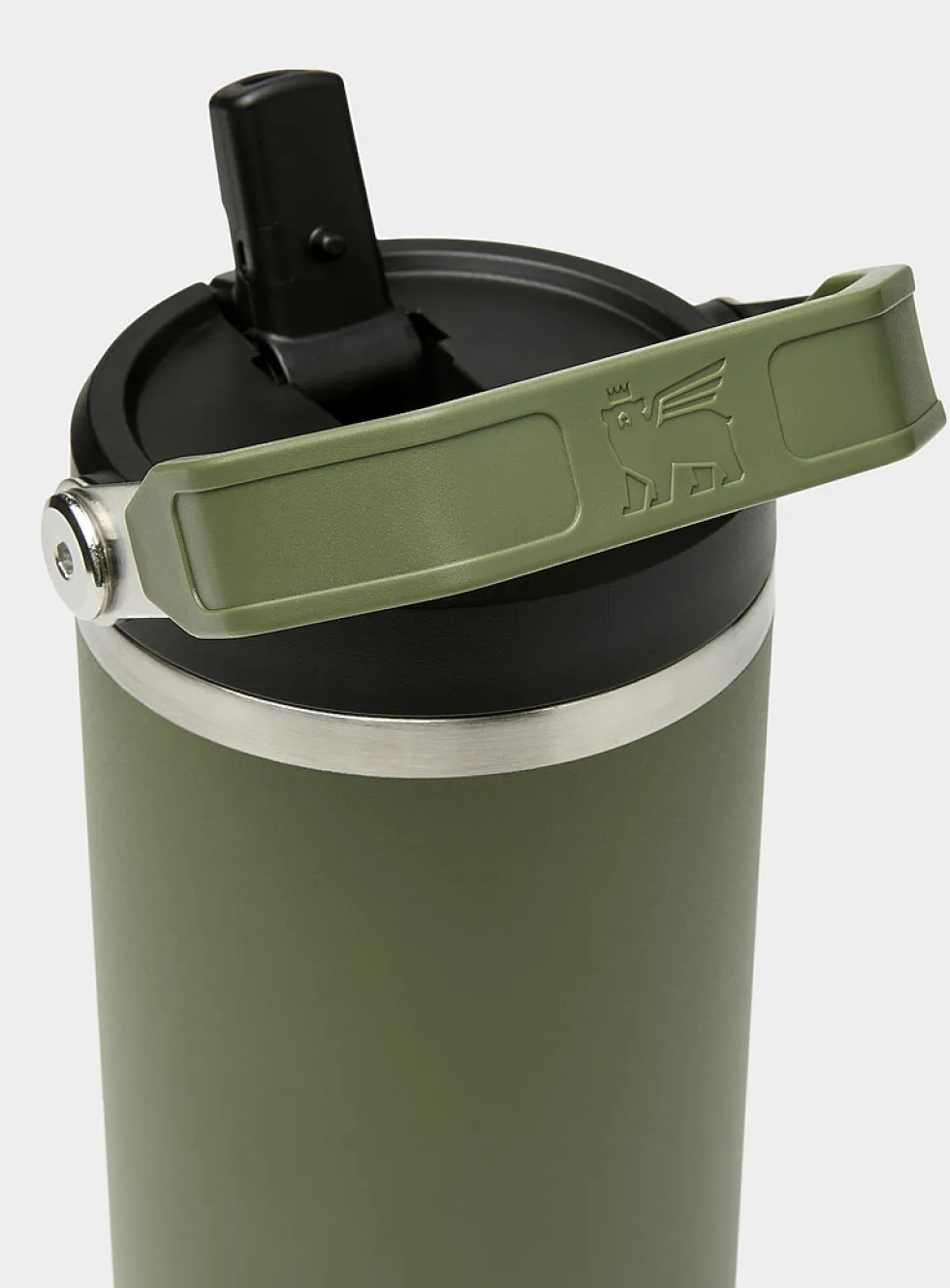 Flip Straw 30 oz insulated handle tumbler
