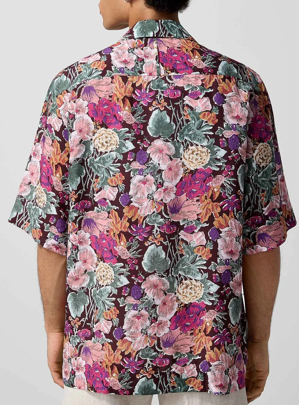 Floral camp shirt
