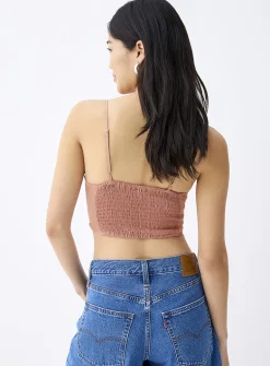 Floral crochet cami