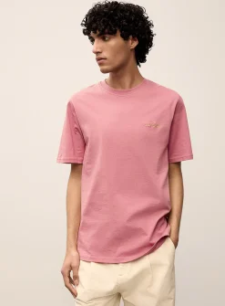 Floral embroidery T-shirt