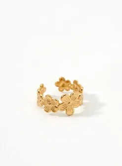 Floral fragrance golden ring