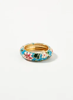 Floral garden ring