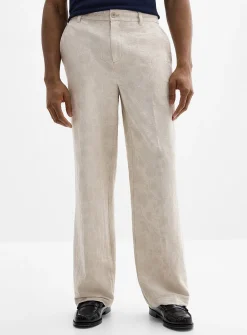 Floral jacquard pant