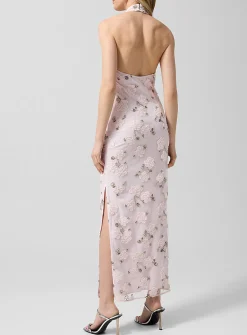 Floral mesh minidress