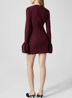 Floral mesh minidress