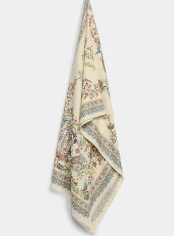 Floral ornament large scarf