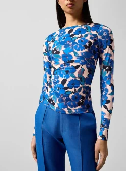 Floral second skin top