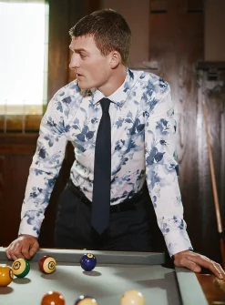 Floral shadow shirt