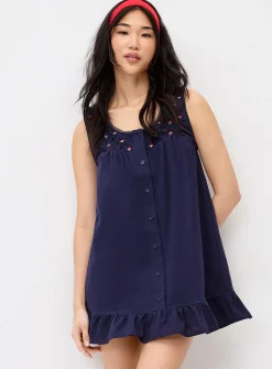 Floral slip-style dress