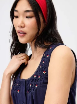 Floral slip-style dress