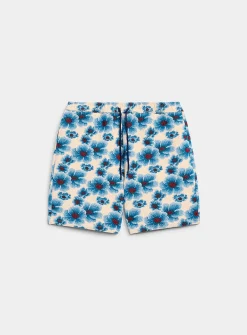 Floral tapestry jacquard short
