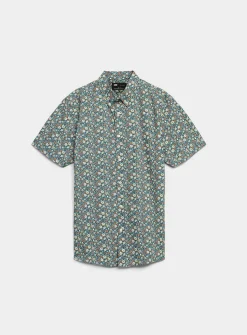 Floral tapestry shirt