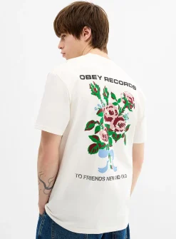Flower bouquet graphic T-shirt