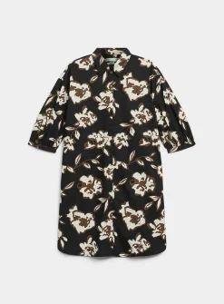 Flower bouquet shirtdress