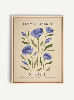Flower Market Seoul art print