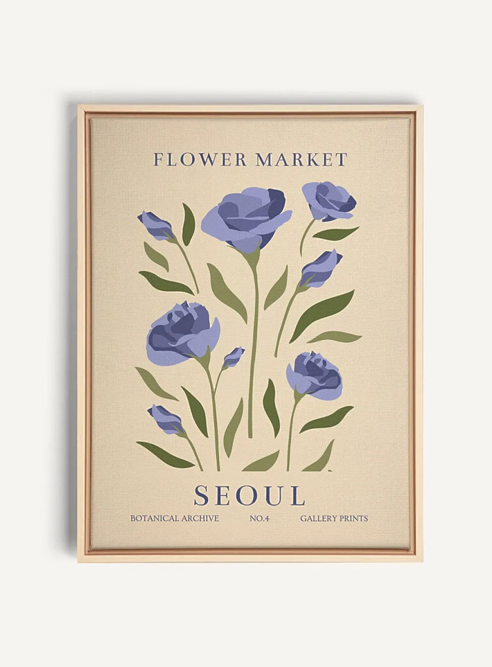 Flower Market Seoul art print