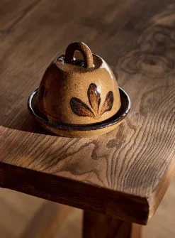 Flower Saint-Armand Butter Dish