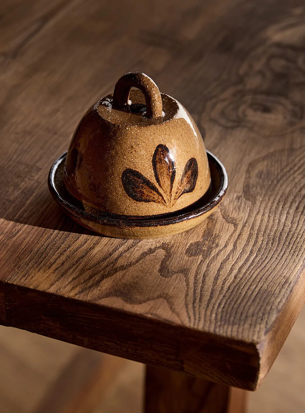 Flower Saint-Armand Butter Dish