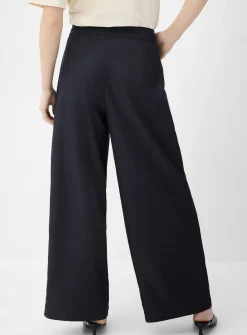 Flowing two-belt wraparound pant
